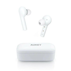 Aukey Earbuds Ep-t21 Built-in Microphone, In-ear, Wireless, White