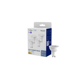Yeelight Led Smart Bulb Gu10 4.5w 350lm W1 White Dimmable, 4pcs Pack