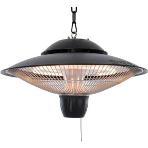 Sunred Heater Bar-1500h, Barcelona Bright Hanging Infrared, 1500 W, Black