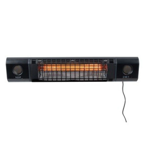 Sunred Heater Sound-2000w, Sun And Sound Ultra Wall Infrared, 2000 W, Black