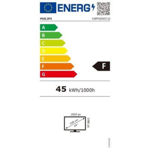 Philips Led Full Hd Tv 43pfs5507/12 43" (108 Cm), 1920 X 1080, Black