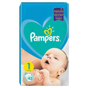 Pieluchy Pampers New Baby 1 Newborn (43 sztuki)