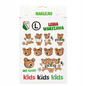 Legia Warszawa naklejki wlepki vlepki 16szt Kazek