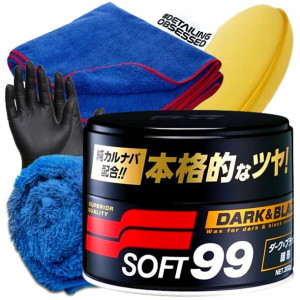 SOFT99 DARK & BLACK twardy wosk carnauba 300g