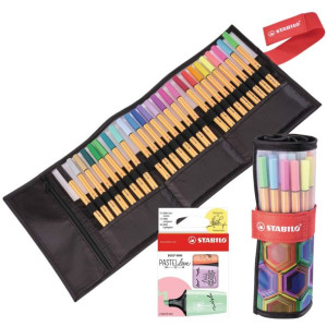 Cienkopis Stabilo Point 88 (25szt.) Rollerset Arty 8825-071-20 + GRATIS