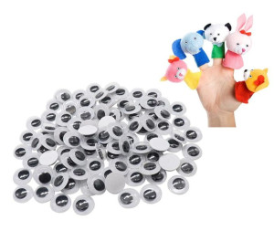 Oczy Ruchome Samoprzylepne Ozdobne Oko 6mm 104szt