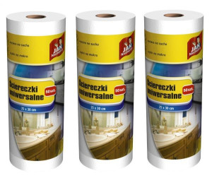 Ściereczki uniwersalne Jan Niezbędny 50 sztuk x 3 opakowania