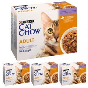 Karma dla kota Purina Adult jagnięcina fasolka 850 g (10 x 85 g) x 4