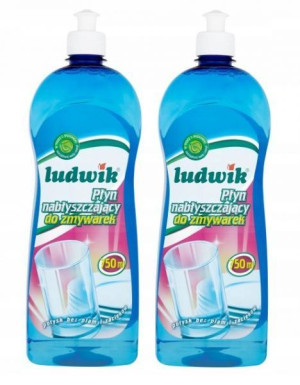 Płyn nabłyszczający do zmywarek Ludwik 750 ml x 2 sztuki