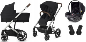 Cybex 3w1 Balios Lux Slv Deep Black Avionaut Pixel