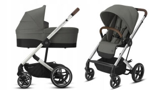 CYBEX wózek 2w1 BALIOS S LUX silver SOHO GREY