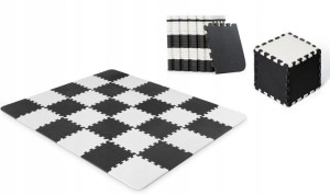 KINDERKRAFT Mata Piankowa Puzzle LUNO Black