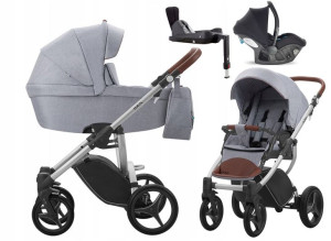 Bebetto Luca 12 4w1 Avionaut Pixel +baza St Szary