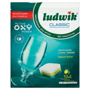 Tabletki do zmywarek Ludwik All in One Lemon (94 sztuki)