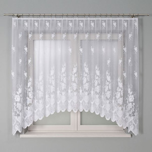 Firanka gotowa żakardowa 007052 - 160x300 cm - biały