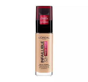 Loreal Infallible 32H Fresh Wear Podkład Do Twarzy 120 Golden Vanilla 30Ml