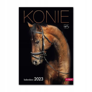 Kalendarz 2023 ścienny A3 Konie