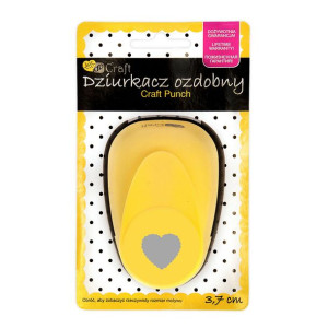 Dziurkacz ozdobny 3,7 cm Serce Falbanka JCDZ-115-009 dpCraft