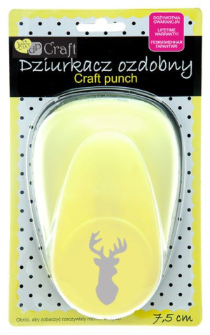 Dziurkacz ozdobny 7,5 cm Jeleń JCDZ-130-382 dpCraft