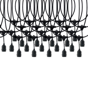 GIRLANDA LED 10m 20xE27 lampki ogrodowe TARAS