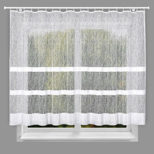 Firanka gotowa żakardowa 018352 P - 160x300 cm - biały