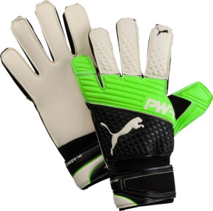 Rękawice bramkarskie Puma Evo Power Grip 2.3 RC biało-czarno-zielone 041222