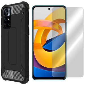 Etui Do Xiaomi Poco M4 Pro 5g Case Shield + Szkło