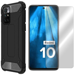 Etui Do Xiaomi Redmi 10 Pokrowiec Shield +szkło 9h