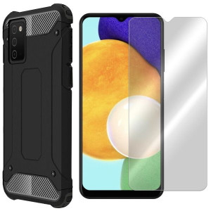 Etui Do Samsung Galaxy A03s Case Shield + Szkło 9h