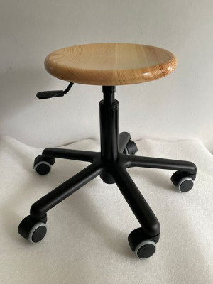 Taboret warsztatowy, medyczny, laboratoryjny hoker Mela