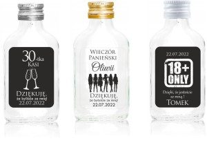 BUTELKA 100ml Panieński Kawalerski Osiemnastka