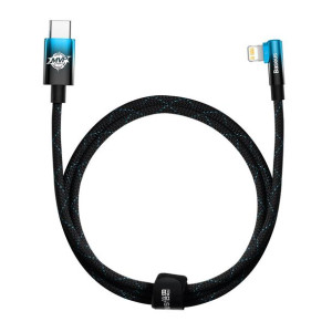 Kabel kątowy Baseus MVP 2 Elbow Power Delivery USB-C/Lightning 1m 20W niebi
