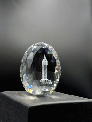 Kryształowy Hologram Big Bena 1 szt.
