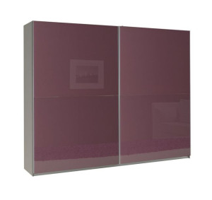 Szafa przesuwna LUX 7 połysk 244x206x64 cm
