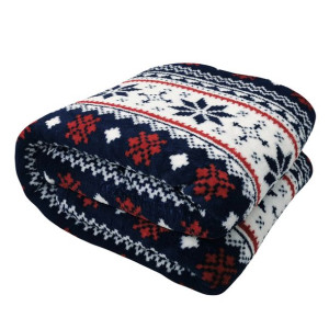 Koc Świąteczny Zimowy Narzuta 150x200 Snow Pled Novel Wz7