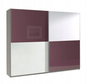 Szafa przesuwna LUX 10 połysk 244x206x64 cm