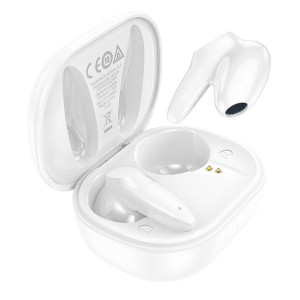 Borofone Słuchawki bluetooth TWS BW18 Initial Sound Białe