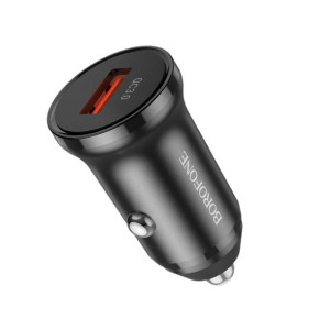 Borofone ładowarka samochodowa BZ18 USB QC 3.0 18W czarna