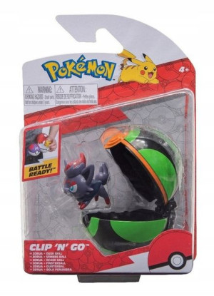 Pokemon Poke DUSK BALL Clip N Go Figurka ZORUA