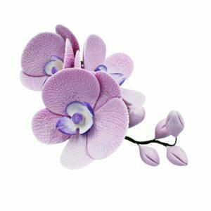 Kwiat Cukrowy Orchidea Liliowa Gałązka