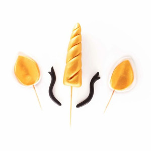 Figurka Cukrowa Zestaw Jednorożec