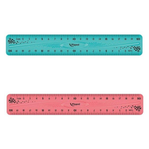 Maped Linijka do szkoły Twist'n Flex Pulse mix wzorów 20 cm