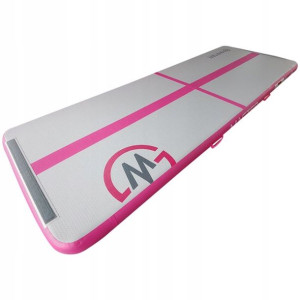 AirTrack Dmuchana Mata Gimnastyczna MASTER 300 x 100 x 10 cm Grey-Pink