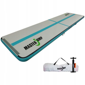 AirTrack Dmuchana Mata Gimnastyczna MASTER S-Pro 300 x100x10 cm Grey-Teal