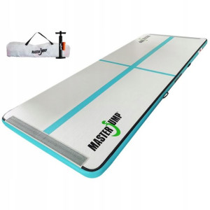 AirTrack Dmuchana Mata Gimnastyczna MASTER S-Pro 400x150x10cm Grey-Teal