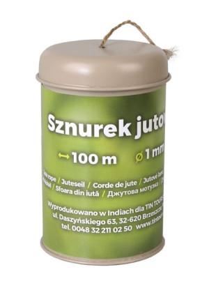 Sznurek Jutowy W Puszce 1 Mm X 100 M
