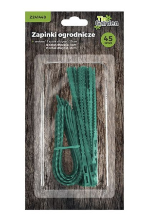 ZAPINKI OGRODNICZE 23cm x15szt. + 17cm x15szt. + 13cm x15szt.