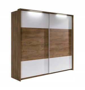 Szafa przesuwna LATIKA oświetlenie LED 230x215x66