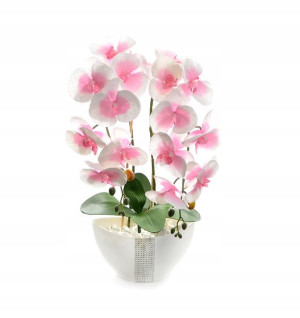 SZTUCZNY STORCZYK orchidea kwiaty sztuczne JAK ŻYW