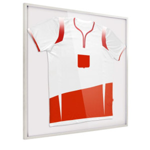 Rama do oprawy koszulki 84 x 84 cm Biały mat Białe